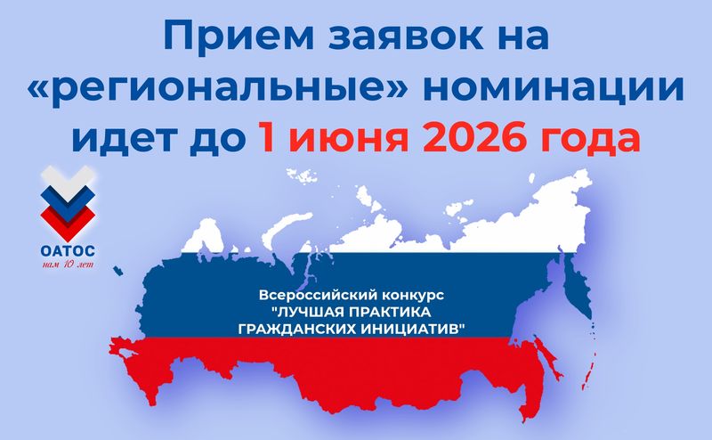 Лучшая практика гражданских инициатив: номинации для регионов