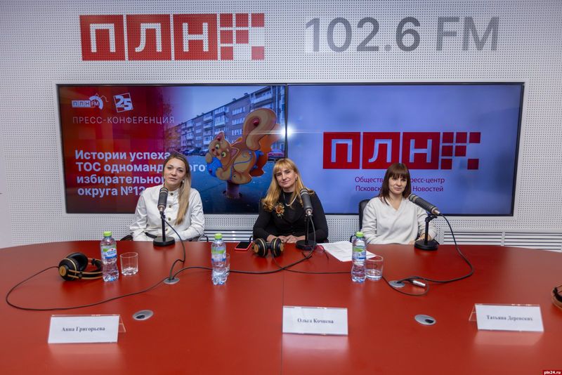 В Пскове опытные ТОСовцы провели пресс-конференцию для начинающих активистов