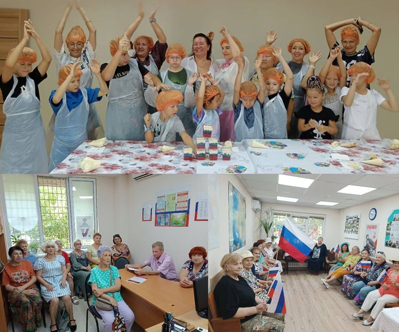 В Краснодаре ТОСовцы ко Дню государственного флага проводят встречи с жителями 