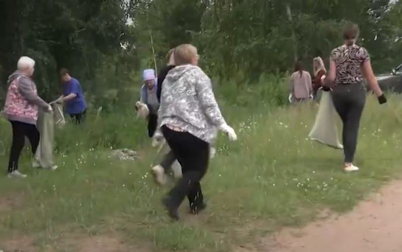 В Ульяновской области ТОСовцы ликвидировали несанкционированную свалку