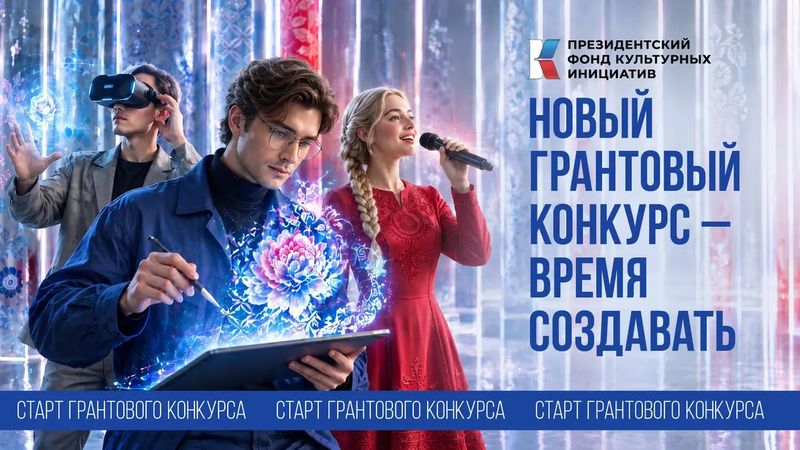 Начался приём заявок на грантовый конкурс Президентского фонда культурных инициатив