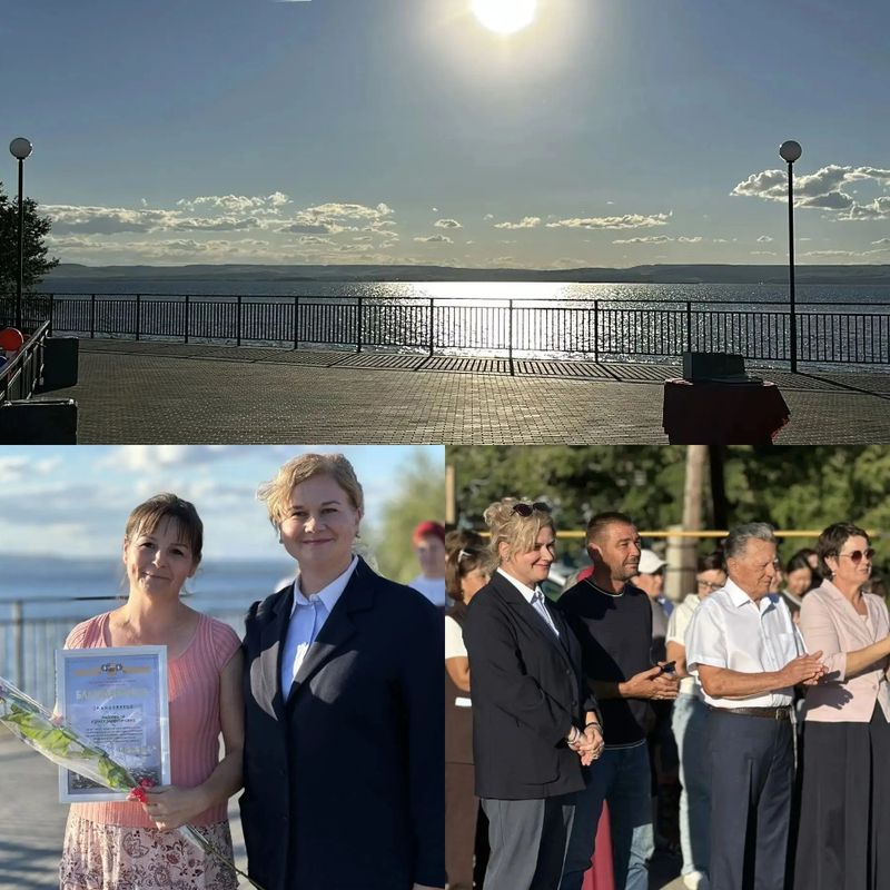 Нажмите для просмотра в полном размере В Саратовской области сельский ТОС открыл набережную