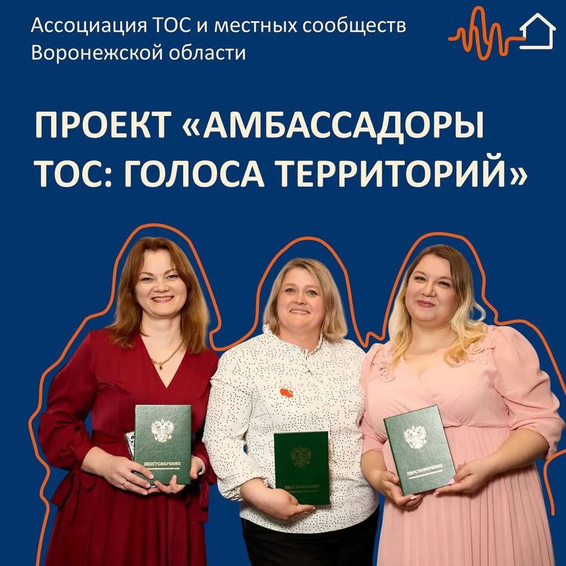 В Воронежской области начался проект «Амбассадоры ТОС: голоса территорий»