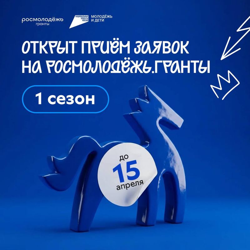 Идет прием заявок на конкурс грантов Росмолодежи