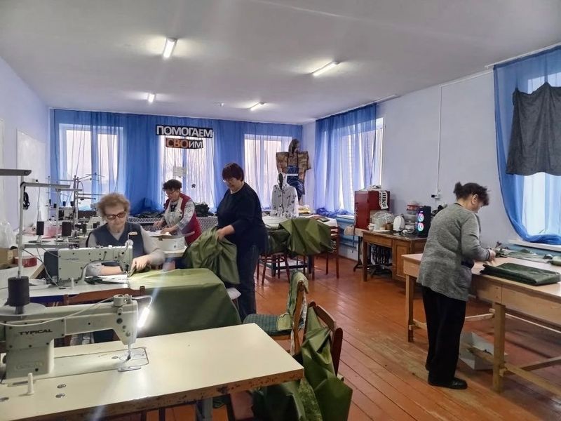 В Ульяновской области ТОСовцы ведут швейное производство для поддержки бойцов на передовой